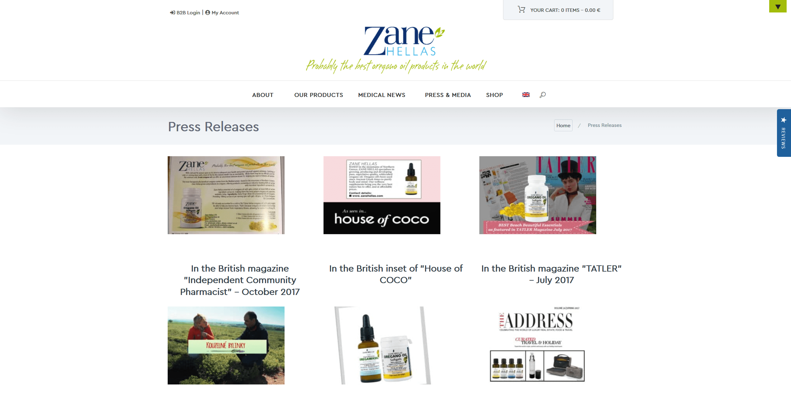 Screenshot 2020 03 16 Press Releases ZANE HELLAS