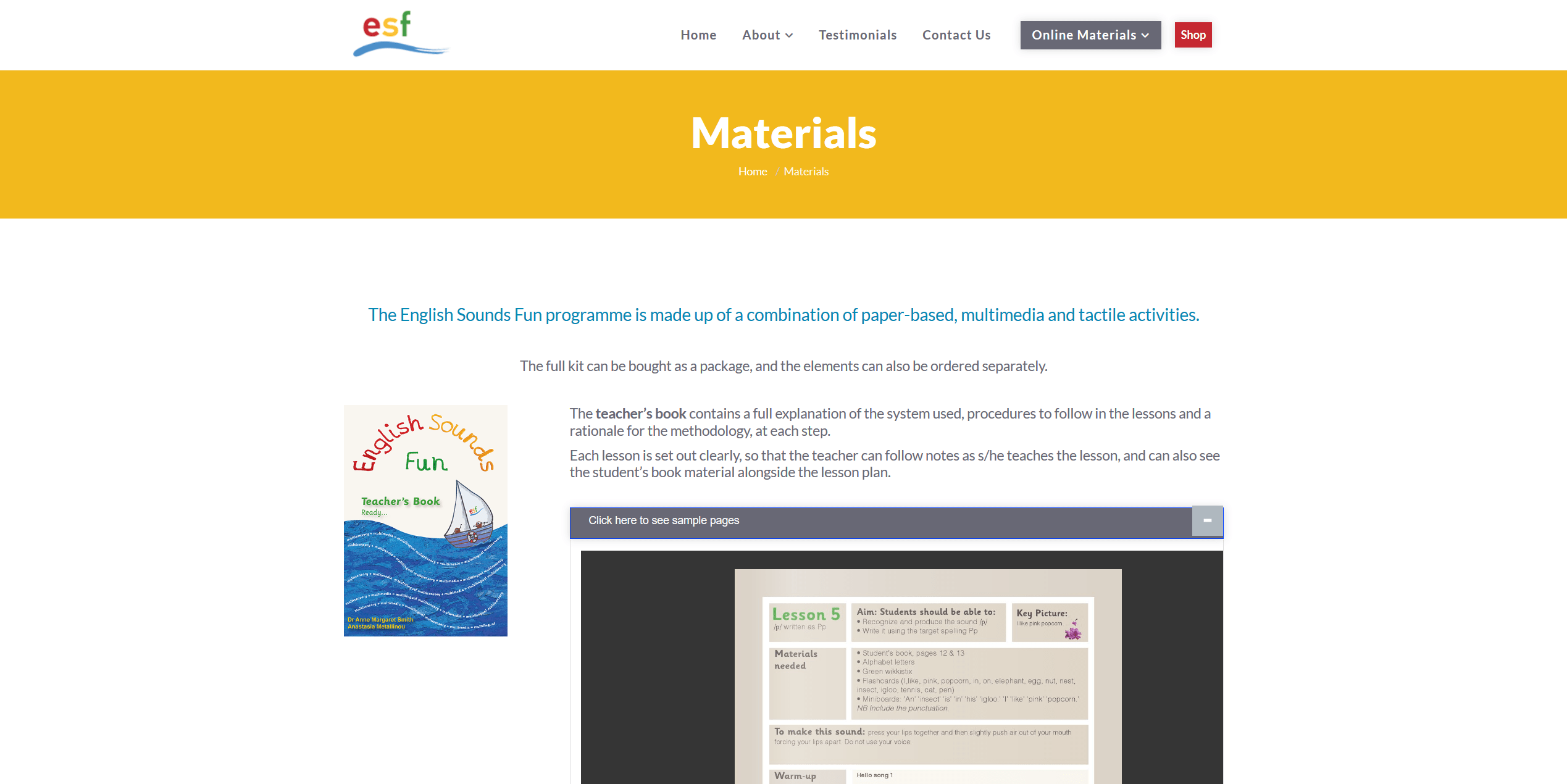 Screenshot 2020 03 27 English Sounds Fun Materials